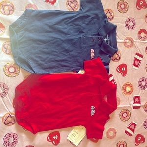 NWT Ole Miss baby onesie polo shirts